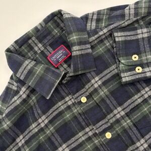 UNTUCKit Men's Radley Plaid Flannel Shirt Button Down 100 Cotton Medium